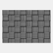 Drum Stick Crosshatch Inpakpapier Vel (Voorkant)