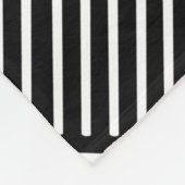 Drum Stick Crosshatch Zwart Fleece Deken (Hoek)