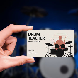 Drum Teacher Visitekaartje