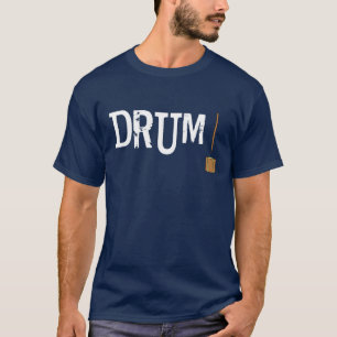 Drum! Witte tekst T-shirt