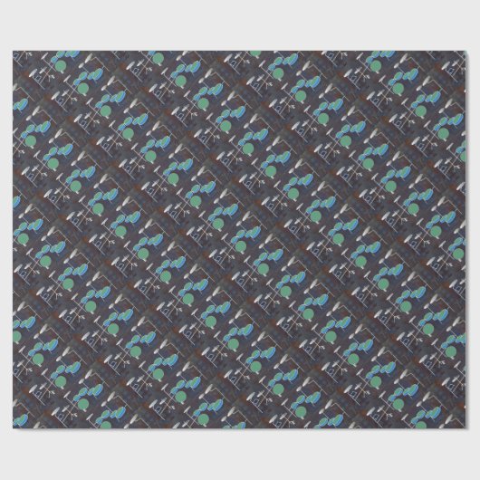 Drum World Cadeaupapier (Vlak)