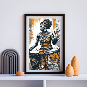 Drumbeat Goddess - Echoes van haar voorouderlijke  Poster