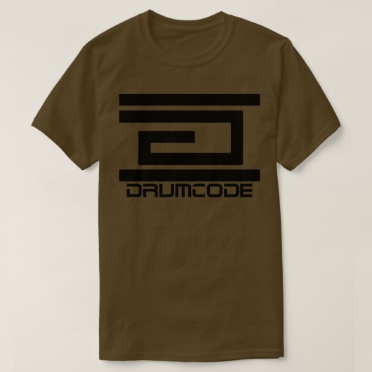Drumcode Black Vesion T-shirt (Design voorkant)