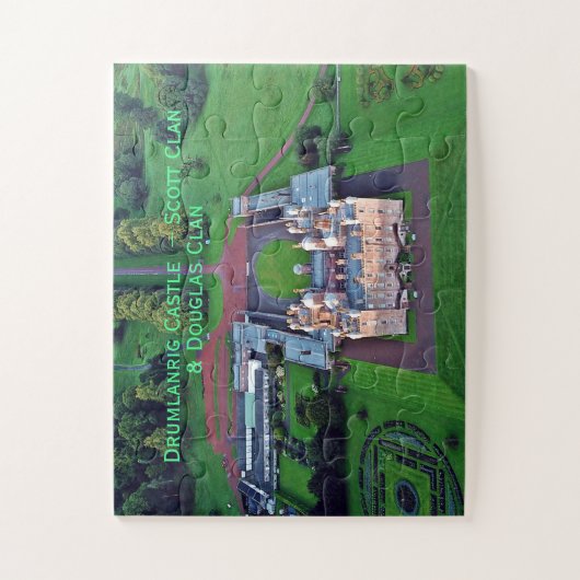 Drumlanrig Castle, Scott & Douglas Clans Puzzle (Vertical)