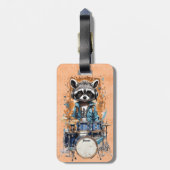 Drumliefhebbers Bagagelabel (Achterkant verticaal)