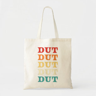 Drumline Dut Marching Band Percussion Retro Dut Su Tote Bag