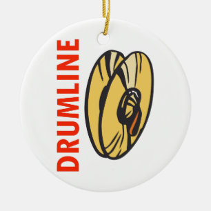 DRUMLINE KERAMISCH ORNAMENT