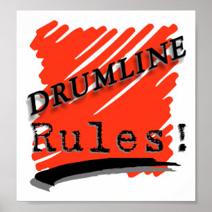 Drumlineregels Poster