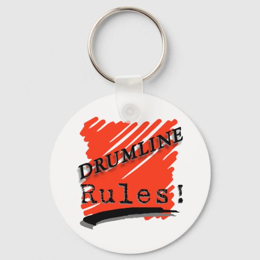 Drumlineregels Sleutelhanger (Voorkant)