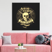 Drummer Art Canvas Schedel Drumsticks Drum Afbeeld Afdruk (Insitu (Woonkamer))