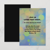 Drummer Boy Bar Mitzvah Receptie Party Kaart (Voorkant / Achterkant)