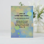 Drummer boy Bar Mitzvah Réception Carte (Debout devant)