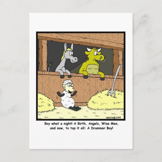 Drummer Boy Briefkaart (Voorkant)