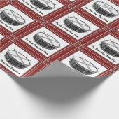 Drummer Boy Christmas Snare Drum Drumsticks Music Cadeaupapier (Hoek)