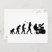 Drummer Briefkaart (Voorkant / Achterkant)
