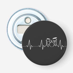 Drummer Button Flesopener