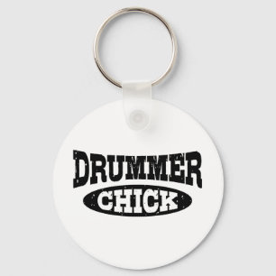 Drummer Chick Sleutelhanger