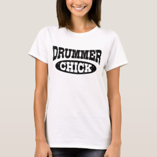 Drummer Chick T-shirt