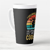 Drummer Dad Latte Mok (Linkerhoek)