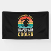 Drummer Dad Spandoek (Horizontaal)