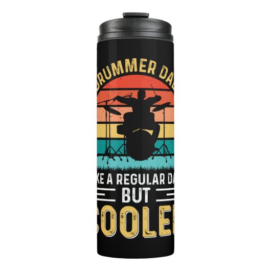 Drummer Dad Thermosbeker (Voorkant)