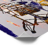 Drummer Drip, Copyright Karen J Williams Poster (Hoek)