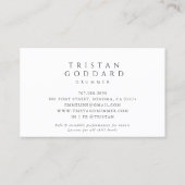 Drummer Drum Set Percussionist Docent Visitekaartje (Achterkant)