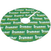 drummer drum sticks kerstboom rok (Gekanteld)