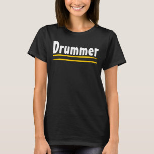 drummer drum sticks t-shirt