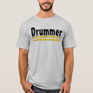 drummer drum sticks t-shirt