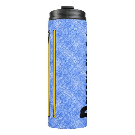 drummer drum sticks thermosbeker (Voorkant)