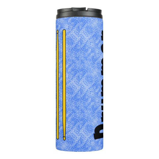 drummer drum sticks thermosbeker (Achterkant)