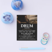 Drummer, drumlessons Adverteren brochure (Enkel)