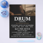 Drummer, drumlessons Adverteren brochure (Enkel)