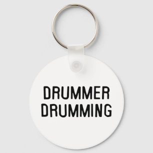 Drummer Drumming Sleutelhanger