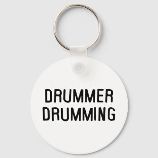 Drummer Drumming Sleutelhanger