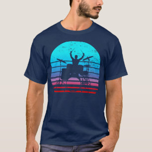 Drummer Drums Drumsticks Muzikant Outfit 10 T-shirt