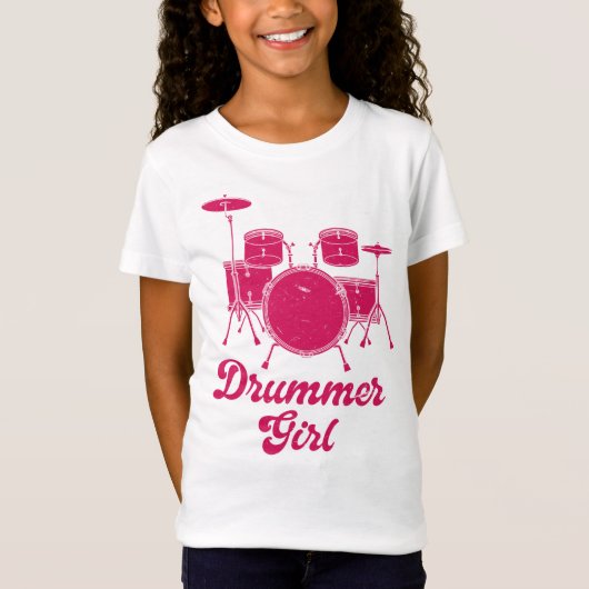 Drummer Drums Drumsticks T-shirt (Voorkant)