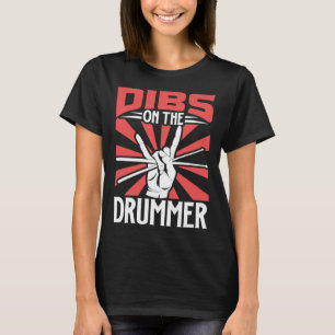 Drummer Drums Music Drum Set Drumming Instrument P T-shirt