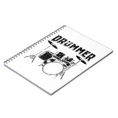 Drummer | Drums Musical Instrument Gift Idea Notitieboek (Linkerzijde)