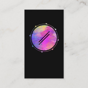 Drummer Drumsticks Drum Rock Band Musician Visitekaartje