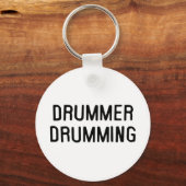 Drummer Drumt Sleutelhanger (Voorkant)