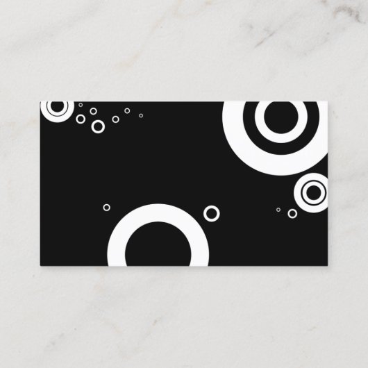 drummer en gitaren visitekaartje (Achterkant)