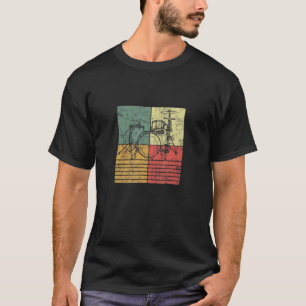 Drummer evolutie, Drumset, design voor muzikanten T-shirt