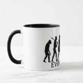 Drummer Evolution Mug Mok (Links)