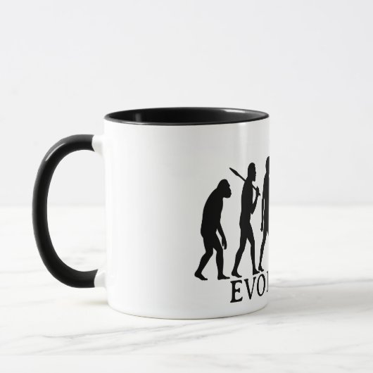 Drummer Evolution Mug Mok (Links)