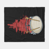 Drummer Gift Mannen Drumming Gifts Percussion Drum Fleece Deken (Voorkant (Horizontaal))
