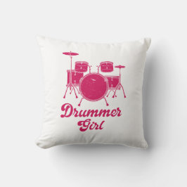 Drummer Girl | Drums Drummer Gift Kussen