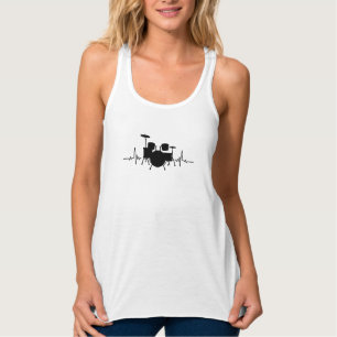 Drummer Girl   Drums Drummer Gift Tanktop