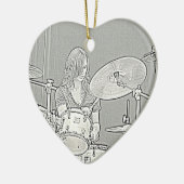 Drummer Girl Ornament (Links)
